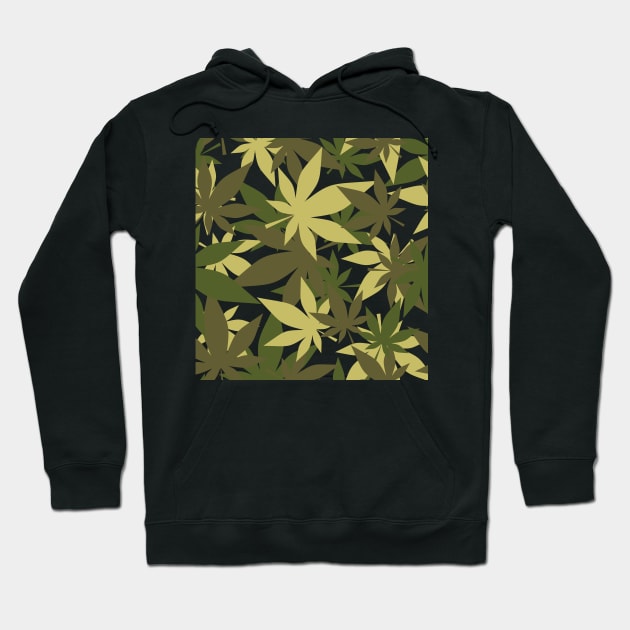 Marijuana leaf pattern, Cannabis lover pattern Hoodie by johnnie2749